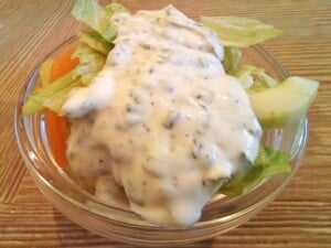 Beilagensalat mit Joghurtdressing
