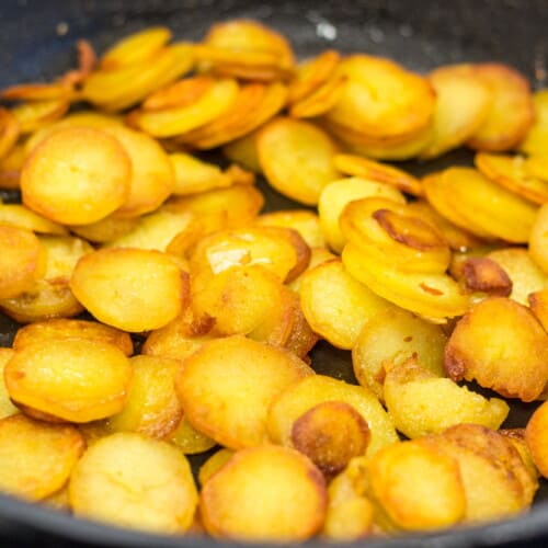 Bratkartoffeln aus frischen Kartoffeln