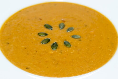 kräftige Kürbissuppe mit Butternut