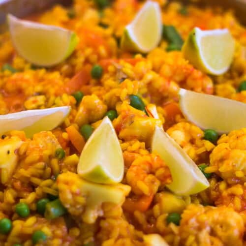 Paella ohne Fleisch