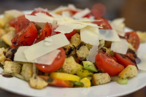 einfacher Brotsalat