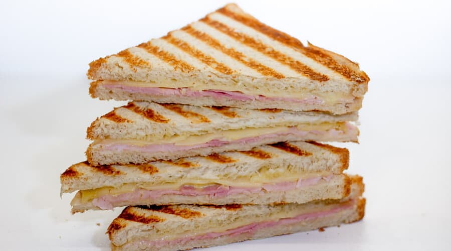 Toast-Sandwich-Käse-Schinken