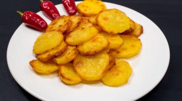 Knusprige Ofenkartoffeln in Scheiben
